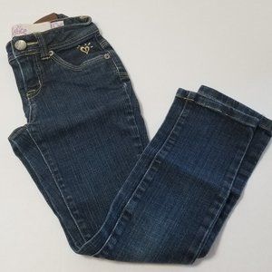JUSTICE Girl's 7 Slim Simply Skinny Low Blue Denim Jeans